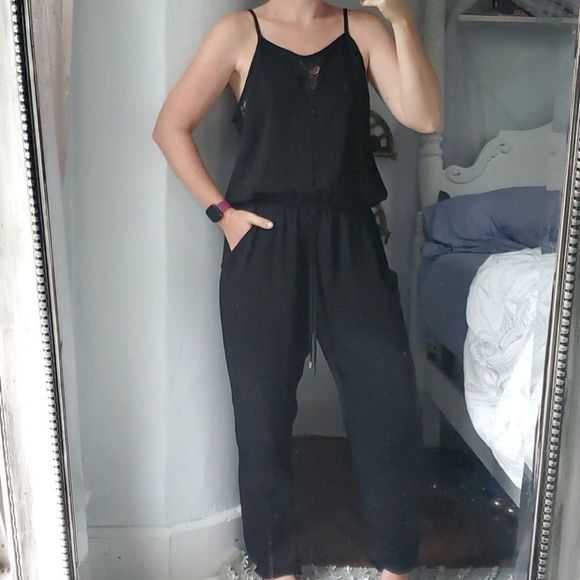 Mossimo Jumpsuit with lace panels - Picture 3 of 7